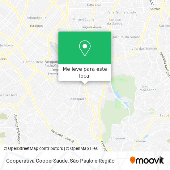 Cooperativa CooperSaude mapa