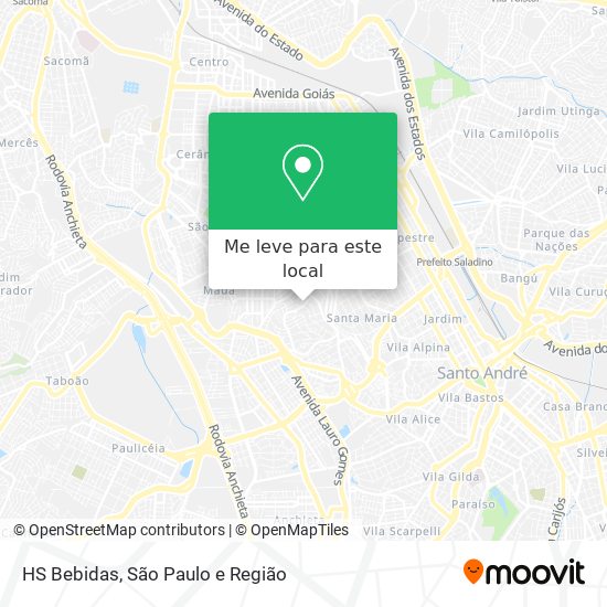 HS Bebidas mapa