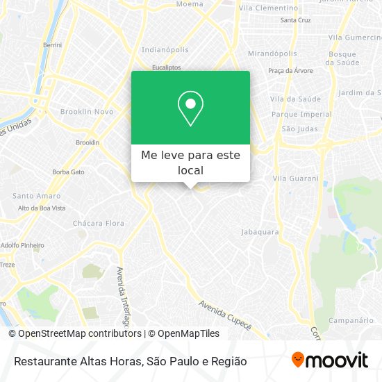 Restaurante Altas Horas mapa