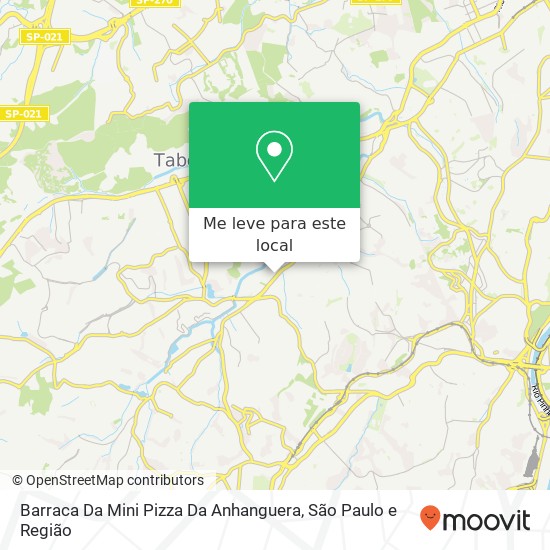 Barraca Da Mini Pizza Da Anhanguera mapa