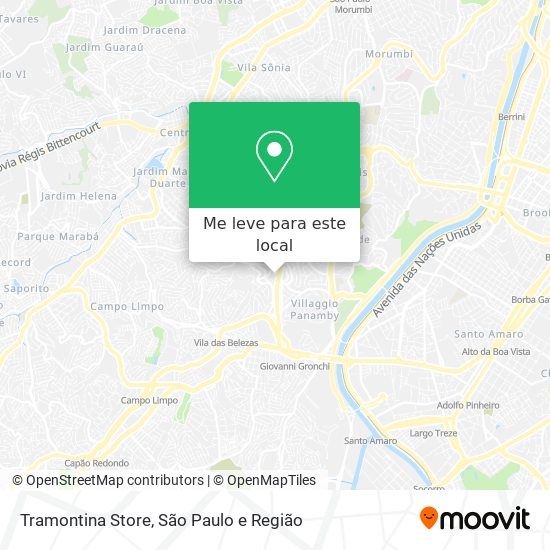 Tramontina Store mapa