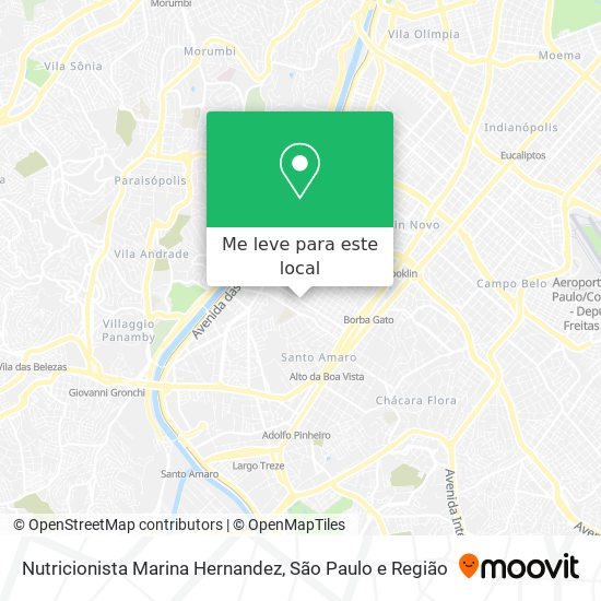 Nutricionista Marina Hernandez mapa