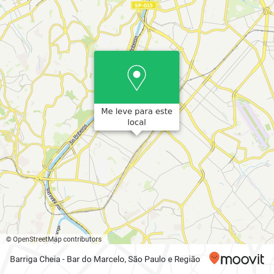 Barriga Cheia - Bar do Marcelo mapa