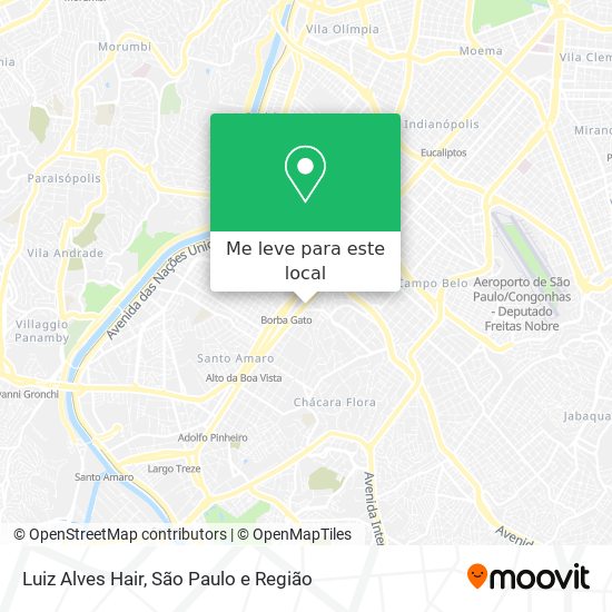 Luiz Alves Hair mapa