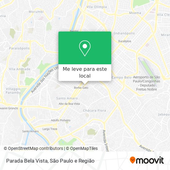 Parada Bela Vista mapa