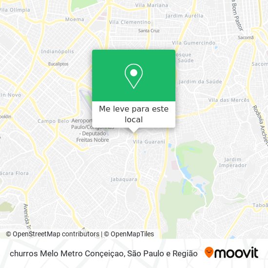 churros Melo Metro Conçeiçao mapa