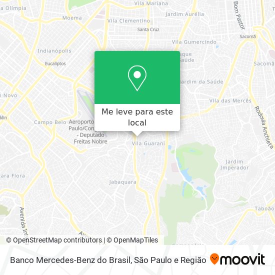 Banco Mercedes-Benz do Brasil mapa