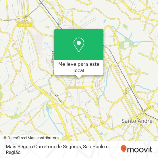 Mais Seguro Corretora de Seguros mapa