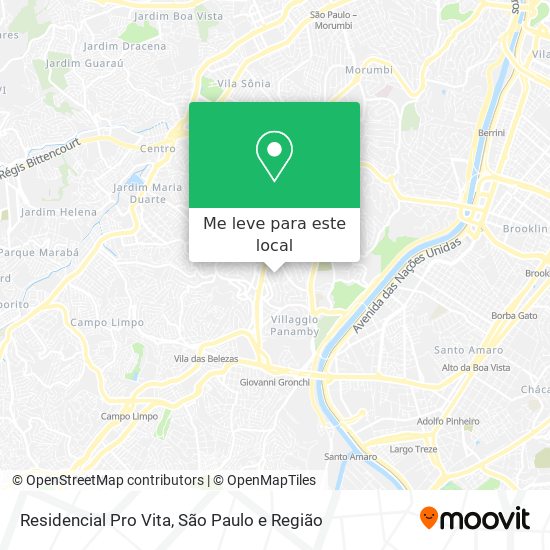 Residencial Pro Vita mapa