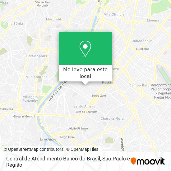Central de Atendimento Banco do Brasil mapa