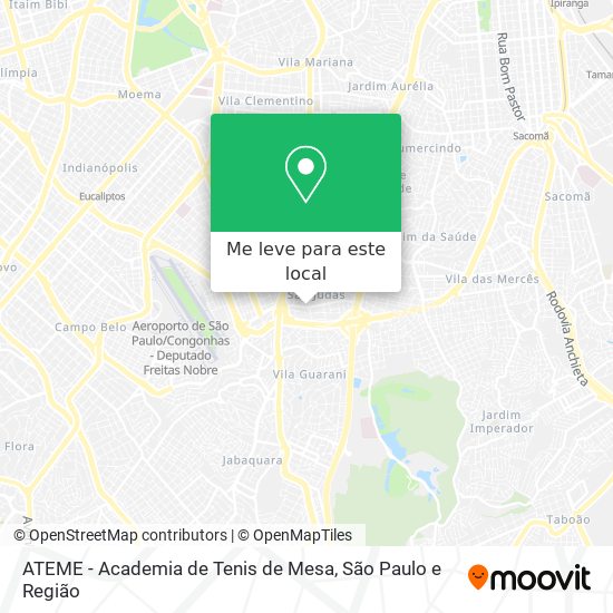 ATEME - Academia de Tenis de Mesa mapa