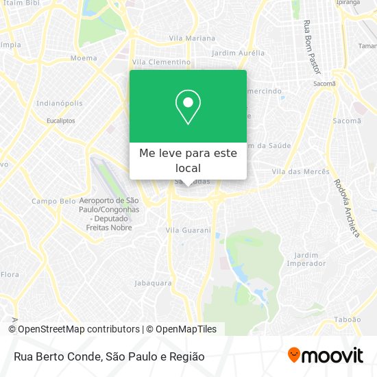 Rua Berto Conde mapa