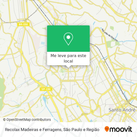 Recolax Madeiras e Ferragens mapa