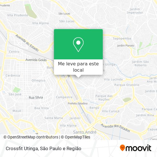 Crossfit Utinga mapa