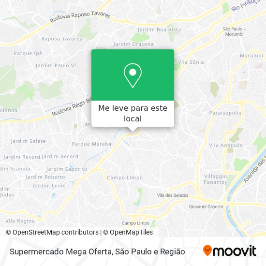 Supermercado Mega Oferta mapa