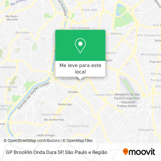 GP Brooklin Onda Dura SP mapa