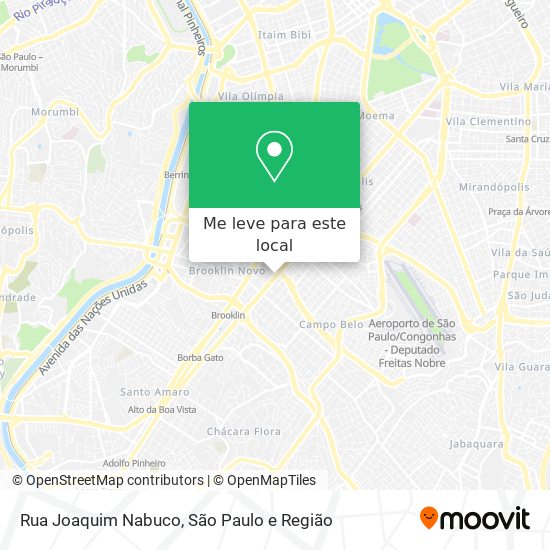 Rua Joaquim Nabuco mapa