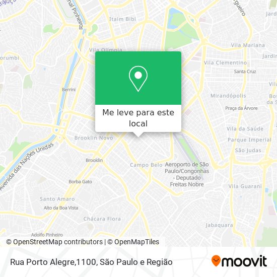 Rua Porto Alegre,1100 mapa