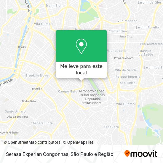 Serasa Experian Congonhas mapa