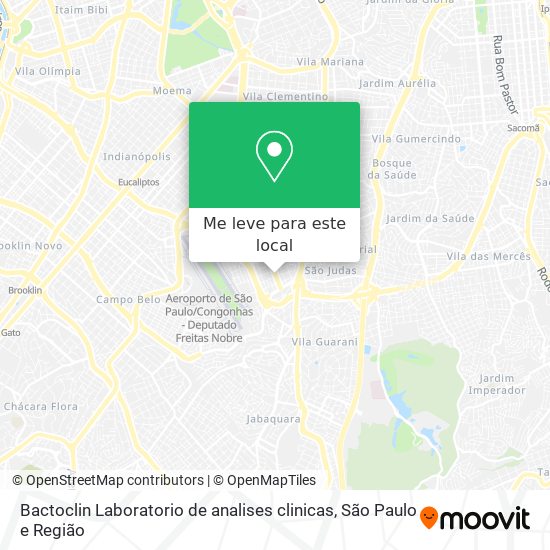 Bactoclin Laboratorio de analises clinicas mapa