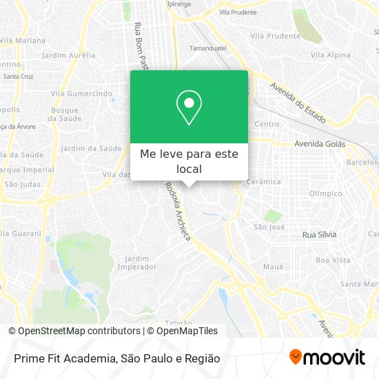 Prime Fit Academia mapa
