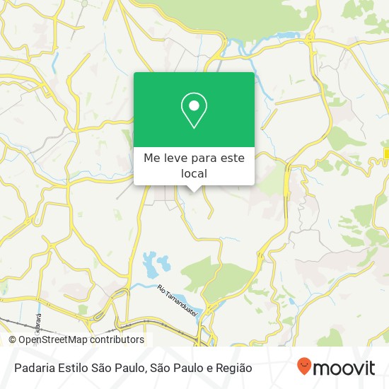 Padaria Estilo São Paulo mapa