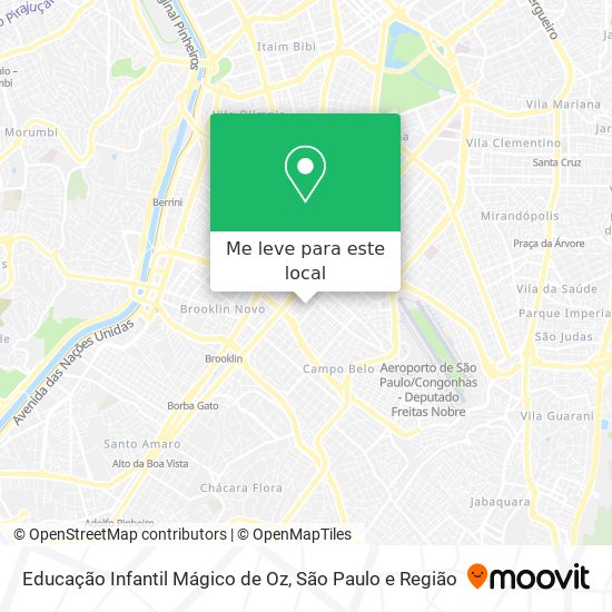 Educação Infantil Mágico de Oz mapa