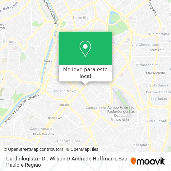 Cardiologista - Dr. Wilson D`Andrade Hoffmann mapa
