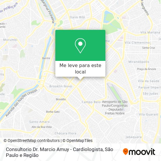 Consultorio Dr. Marcio Amuy - Cardiologista mapa