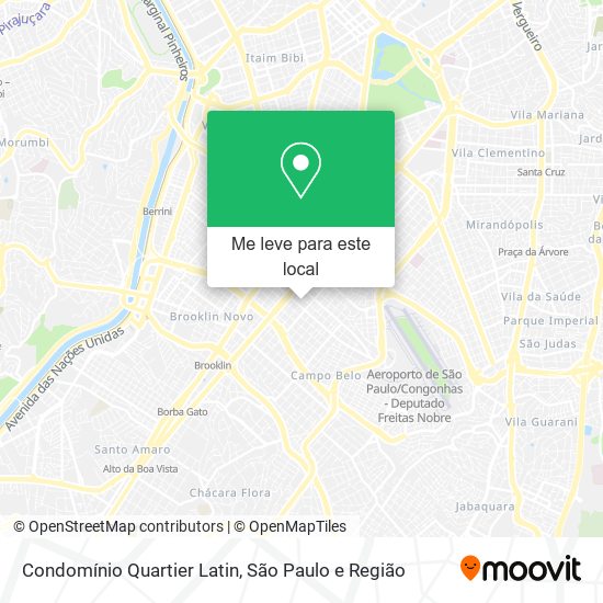 Condomínio Quartier Latin mapa