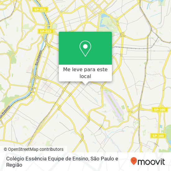 Colégio Essência Equipe de Ensino mapa