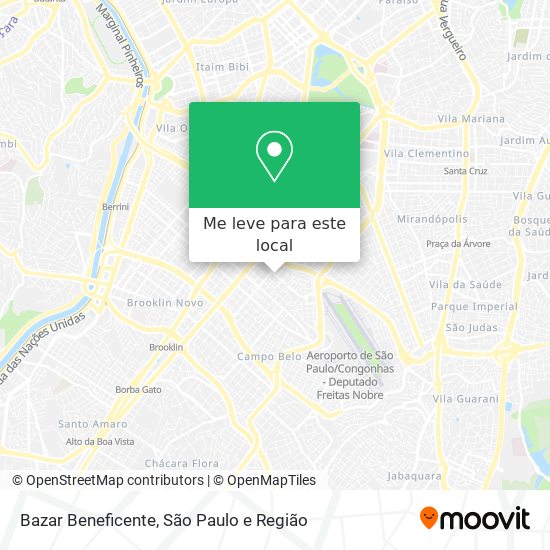 Bazar Beneficente mapa