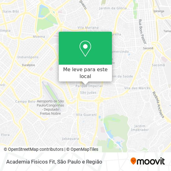 Academia Fisicos Fit mapa