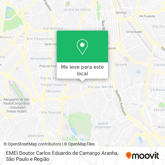 EMEI Doutor Carlos Eduardo de Camargo Aranha mapa