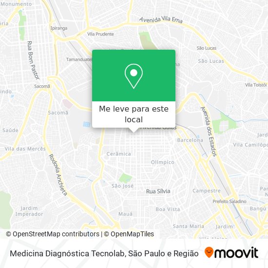 Medicina Diagnóstica Tecnolab mapa