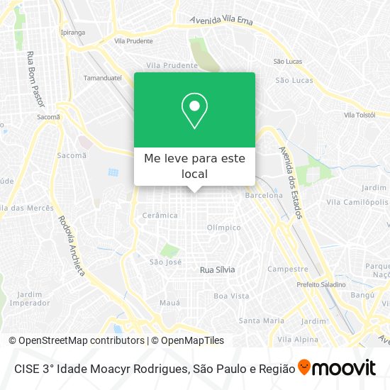 CISE 3° Idade Moacyr Rodrigues mapa