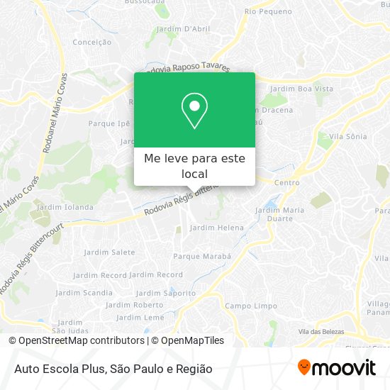 Auto Escola Plus mapa