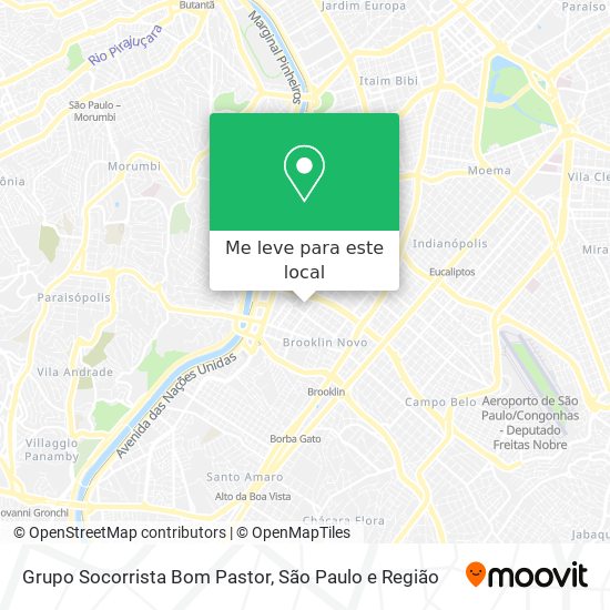 Grupo Socorrista Bom Pastor mapa