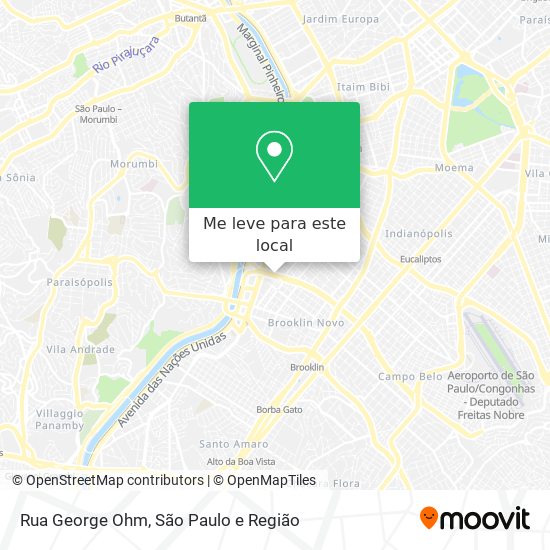Rua George Ohm mapa