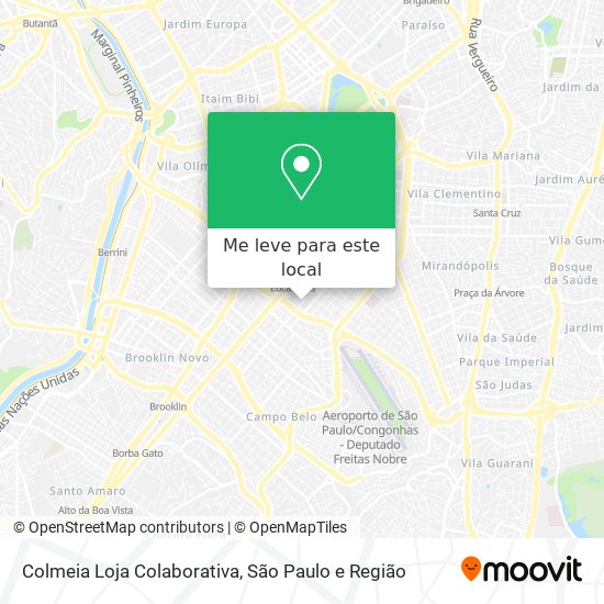 Colmeia Loja Colaborativa mapa