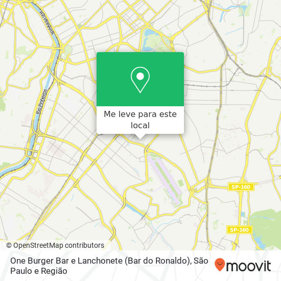 One Burger Bar e Lanchonete (Bar do Ronaldo) mapa