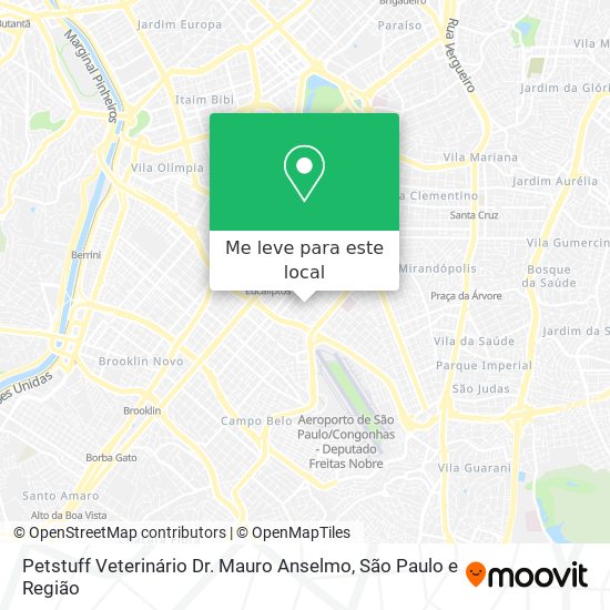 Petstuff Veterinário Dr. Mauro Anselmo mapa