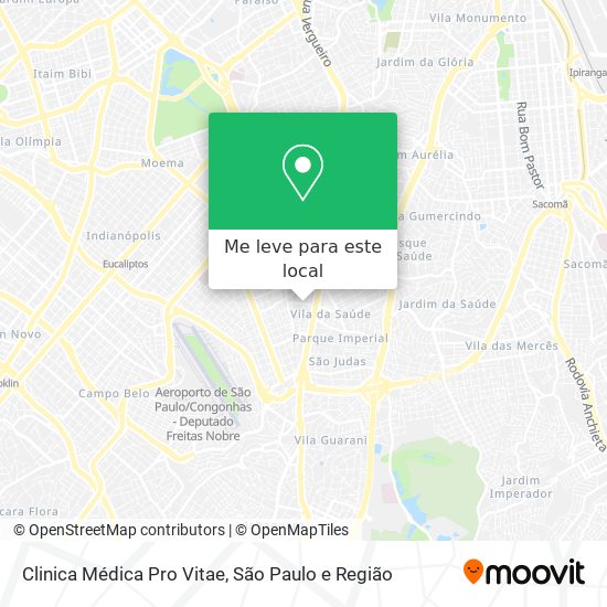 Clinica Médica Pro Vitae mapa