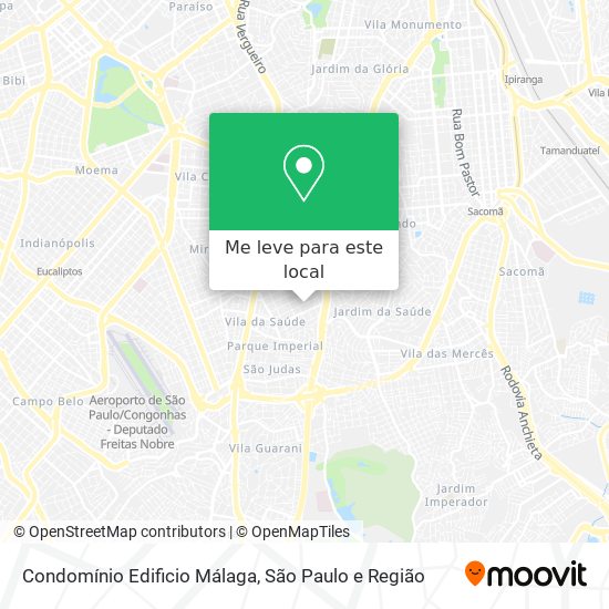 Condomínio Edificio Málaga mapa