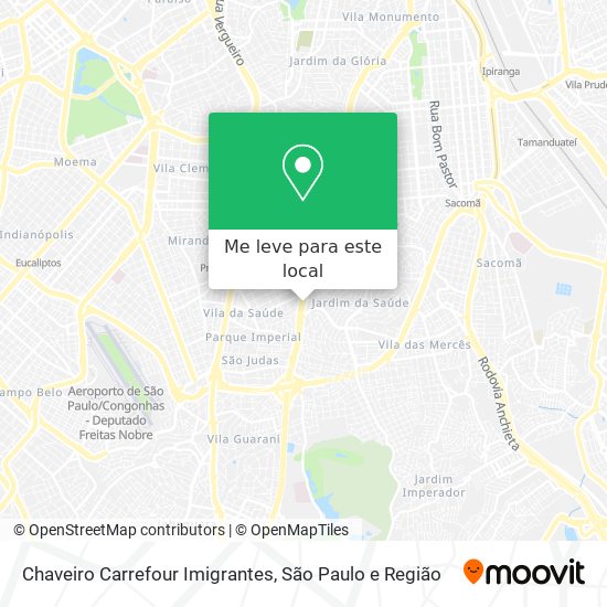 Chaveiro Carrefour Imigrantes mapa