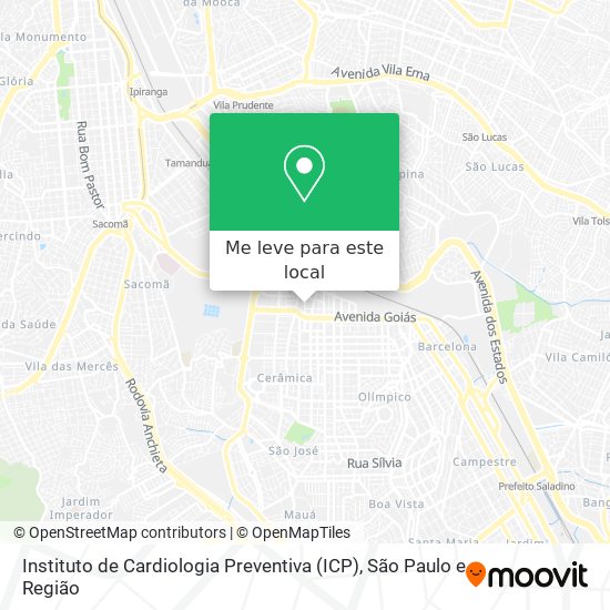 Instituto de Cardiologia Preventiva (ICP) mapa