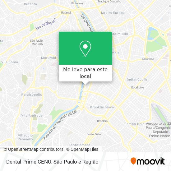 Dental Prime CENU mapa