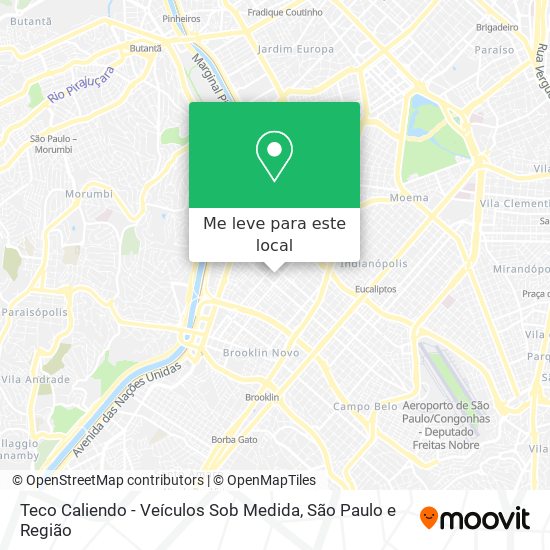 Teco Caliendo - Veículos Sob Medida mapa