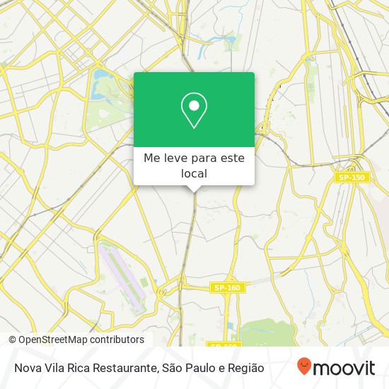 Nova Vila Rica Restaurante mapa