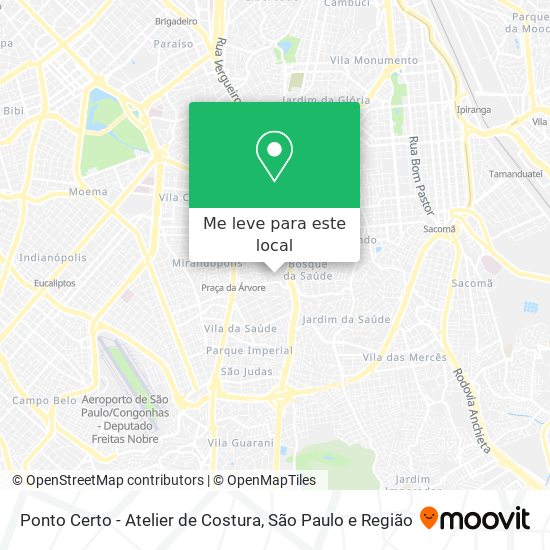 Ponto Certo - Atelier de Costura mapa